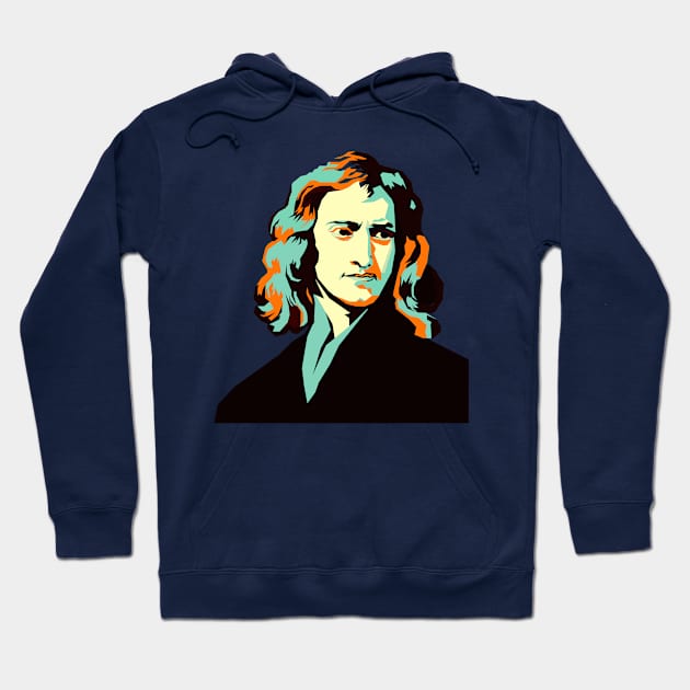 Isaac Newton Fan Art Hoodie by Rumah Animaton